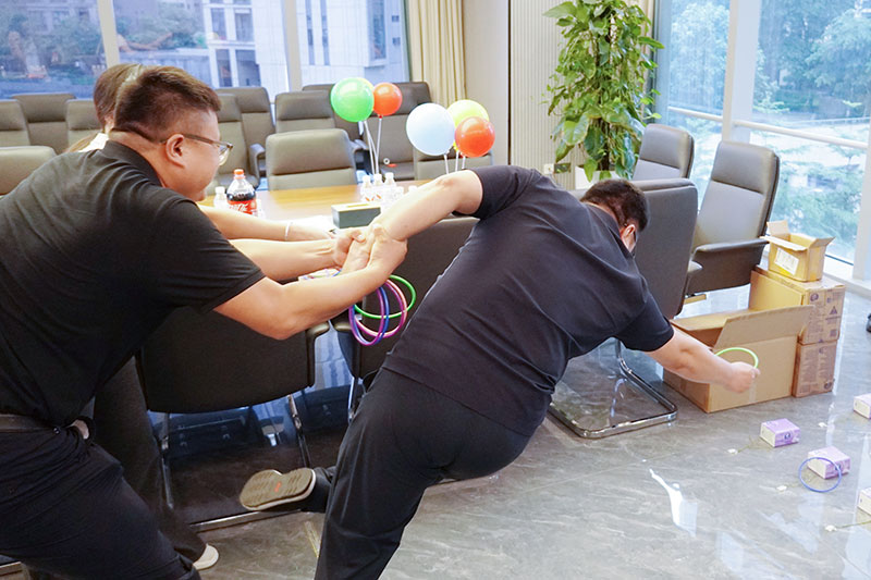 As summer unfolds and daylight stretches, the COANTEC family gathered for a heartwarming "Dragon Boat Festival Celebration" – a combined monthly staff birthday party and engaging team‑building activity that infused festive spirit with a genuine sense of belonging. Celebrating Birthdays with Warmth and Appreciation The event kicked off with colleagues exchanging Dragon Boat Festival greetings, followed by dedicated birthday wishes for our celebrants. Soft music filled the room as everyone sang "Happy Birthday," with candlelight glowing on each joyful face. Our second‑quarter birthday staff made their wishes, shared snacks, and posed for group photos amid rounds of applause and cheers. At COANTEC, we truly value every individual – celebrating every birthday and recognizing every contribution as part of our people‑first culture. Interactive Games That Sparked Laughter and Connection After a brief warm‑up, two inclusive and easy‑to‑join games brought energy and excitement to the entire team: Dragon Boat Festival Quiz – Fifty engaging questions drawn from our employee handbook challenged participants in a fast‑paced Q&A session. Team members lined up to draw questions and had just 30 seconds to answer. Correct answers earned lovely zongzi‑shaped souvenirs, while wrong answers triggered lively re‑challenges. The room buzzed with laughter and cheers as colleagues revisited COANTEC's brand culture and flagship products – with many seasoned staff confidently answering multiple questions correctly. Dry‑Land Zongzi Hoop Throw – Each participant received three hoops to toss at target props on the floor within a set time and distance. With two rounds available, almost everyone walked away with prizes. Between games, colleagues enjoyed snacks and shared stories from work and daily life, creating a truly warm and relaxed atmosphere. COANTEC is committed to fostering a simple, transparent, and harmonious workplace – and these team‑building moments perfectly reflect our collective spirit. A Memorable Conclusion with Lasting Impressions The event drew to a successful close amid rounds of applause and cheerful conversations. Photos captured every smile, preserving the warmth and camaraderie of the COANTEC family. Looking ahead, COANTEC will continue to empower our teams through diverse activities, ensuring every employee feels the care and support of our company on their professional journey. As summer unfolds and daylight stretches, the COANTEC family gathered for a heartwarming "Dragon Boat Festival Celebration" – a combined monthly staff birthday party and engaging team‑building activity that infused festive spirit with a genuine sense of belonging. Celebrating Birthdays with Warmth and Appreciation The event kicked off with colleagues exchanging Dragon Boat Festival greetings, followed by dedicated birthday wishes for our celebrants. Soft music filled the room as everyone sang "Happy Birthday," with candlelight glowing on each joyful face. Our second‑quarter birthday staff made their wishes, shared snacks, and posed for group photos amid rounds of applause and cheers. At COANTEC, we truly value every individual – celebrating every birthday and recognizing every contribution as part of our people‑first culture. Interactive Games That Sparked Laughter and Connection After a brief warm‑up, two inclusive and easy‑to‑join games brought energy and excitement to the entire team: Dragon Boat Festival Quiz – Fifty engaging questions drawn from our employee handbook challenged participants in a fast‑paced Q&A session. Team members lined up to draw questions and had just 30 seconds to answer. Correct answers earned lovely zongzi‑shaped souvenirs, while wrong answers triggered lively re‑challenges. The room buzzed with laughter and cheers as colleagues revisited COANTEC's brand culture and flagship products – with many seasoned staff confidently answering multiple questions correctly. Dry‑Land Zongzi Hoop Throw – Each participant received three hoops to toss at target props on the floor within a set time and distance. With two rounds available, almost everyone walked away with prizes. Between games, colleagues enjoyed snacks and shared stories from work and daily life, creating a truly warm and relaxed atmosphere. COANTEC is committed to fostering a simple, transparent, and harmonious workplace – and these team‑building moments perfectly reflect our collective spirit. A Memorable Conclusion with Lasting Impressions The event drew to a successful close amid rounds of applause and cheerful conversations. Photos captured every smile, preserving the warmth and camaraderie of the COANTEC family. Looking ahead, COANTEC will continue to empower our teams through diverse activities, ensuring every employee feels the care and support of our company on their professional journey.